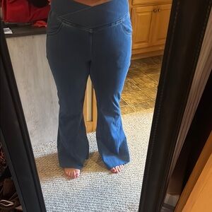 Women's Blue Flare Jeans
